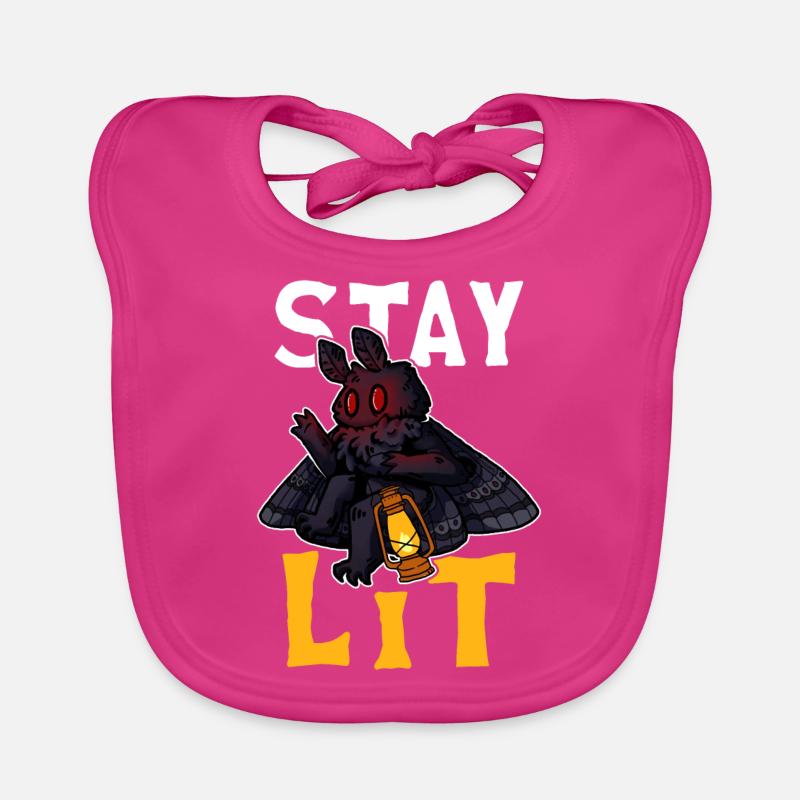 Mothman Crypttide Cryptozoology Organic Baby Bibs