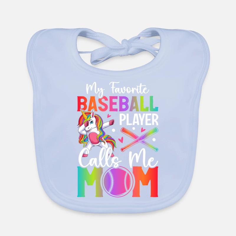 Maman de baseball Bavoir bio Bébé