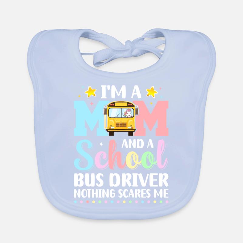 Chauffeur de bus Maman Bavoir bio Bébé