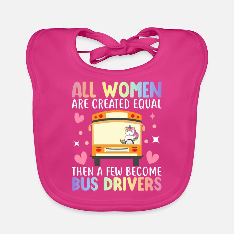 Bus driver Organic Baby Bibs