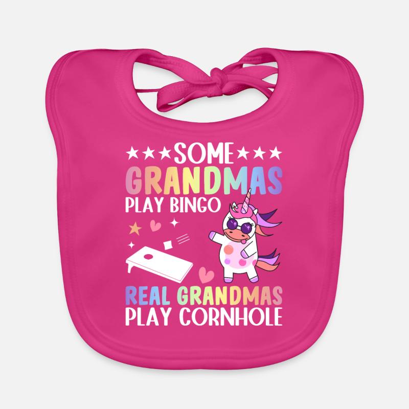 Corn Hole for Women Organic Baby Bibs