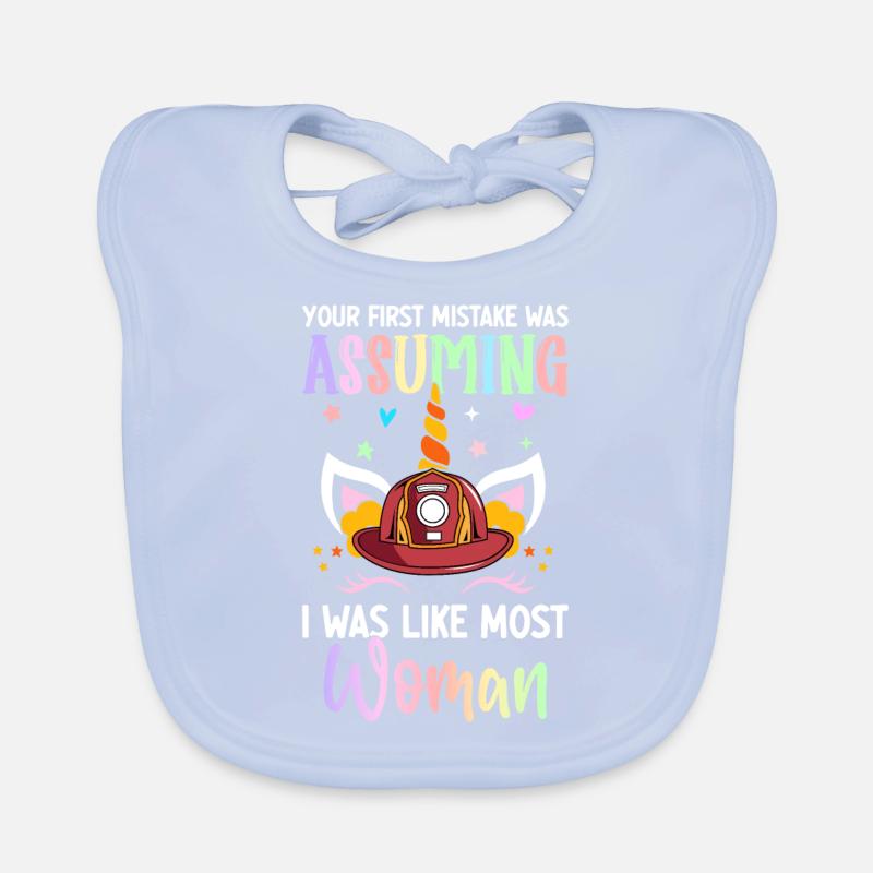 Firefighter Fire Fighting Organic Baby Bibs