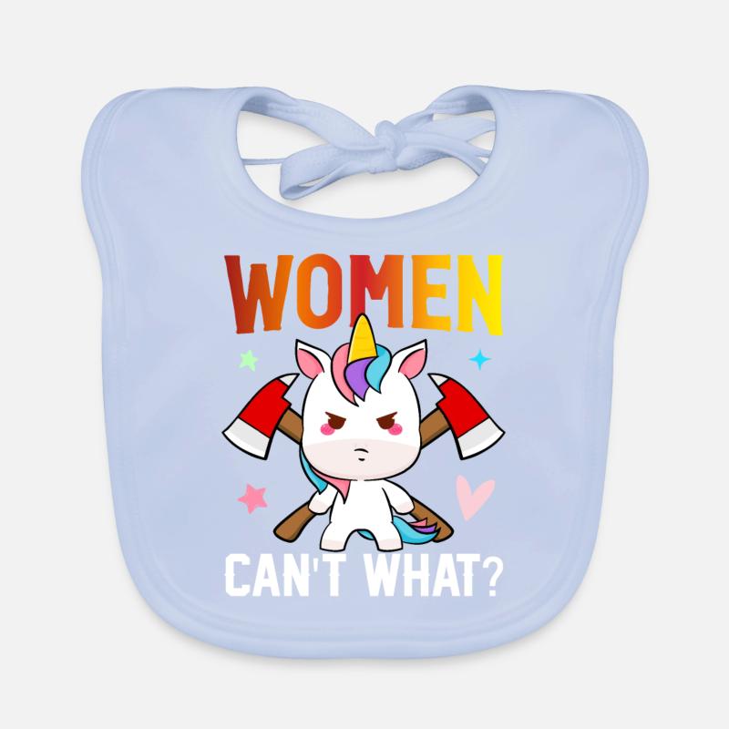 Feuerwehrmann Mädchen Brandbekämpfung Baby Bio-Lätzchen