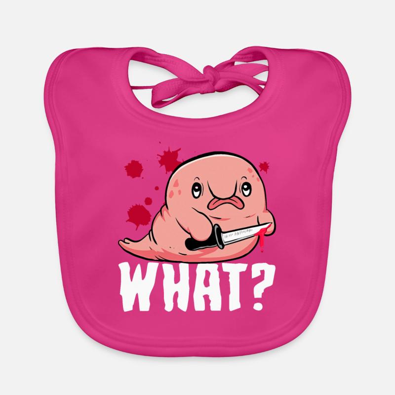 Drôle de poisson blob Bavoir bio Bébé