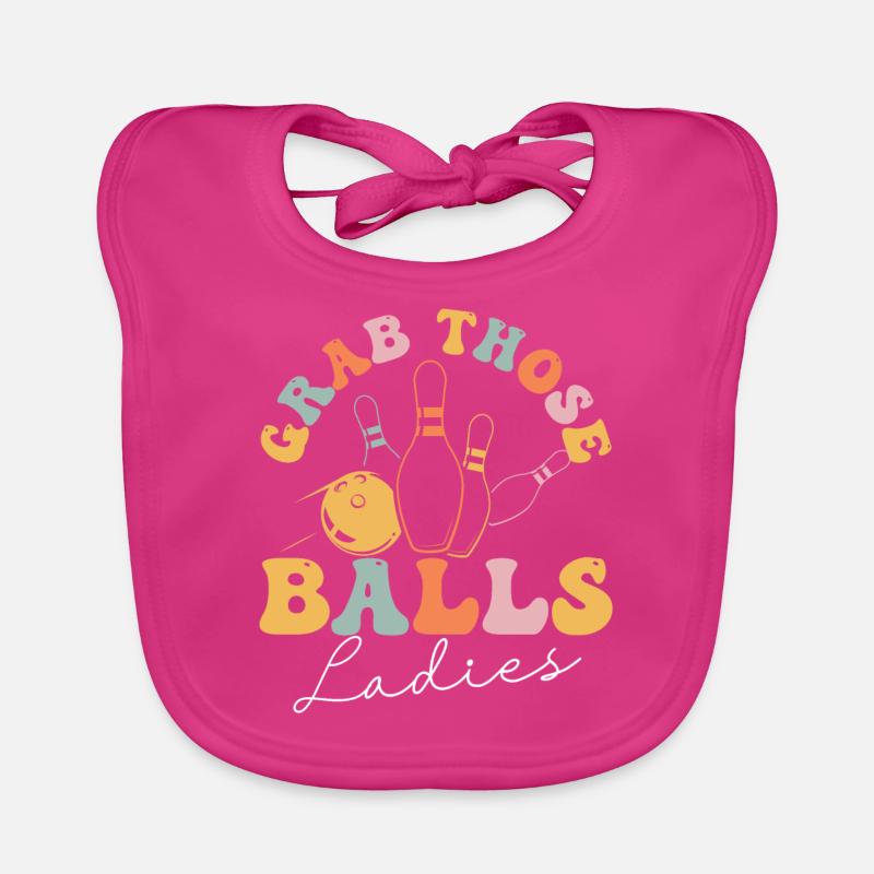 Groovy Bowlingkugeln Baby Bio-Lätzchen