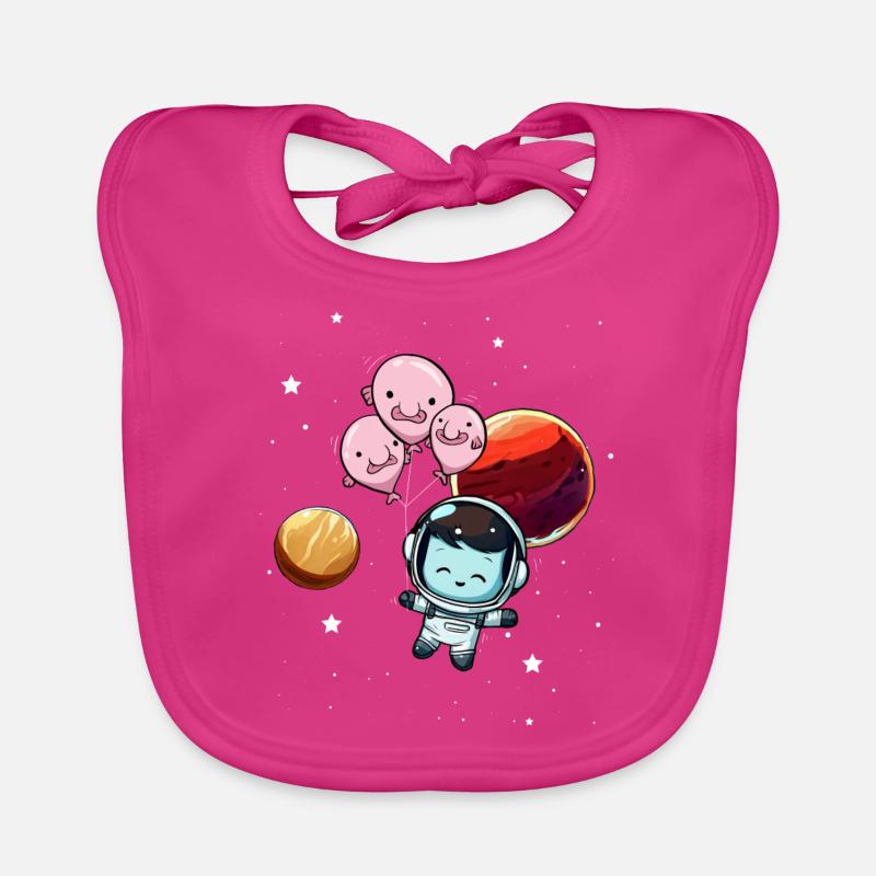 Blobfish Planète astronaute de l’espace Bavoir bio Bébé