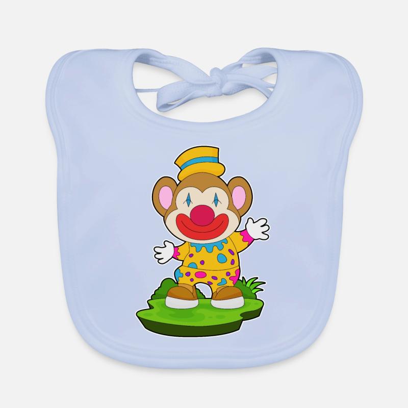 Clown singe Bavoir bio Bébé