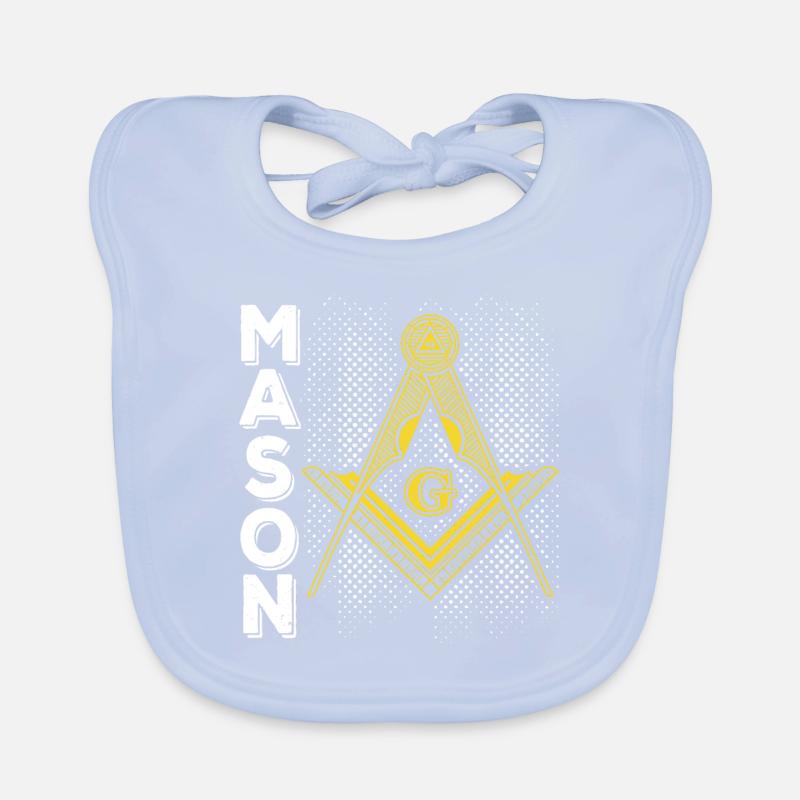 Masonic Freemasonry Fraternal Baby Bio-Lätzchen