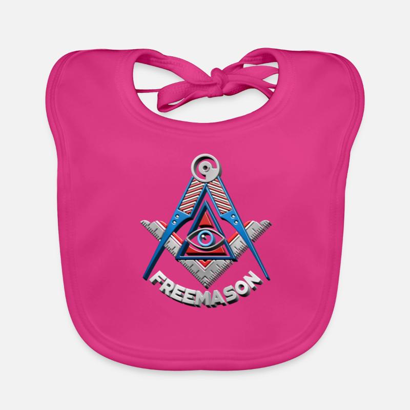 Masonic Freemasonry Fraternal Baby Bio-Lätzchen