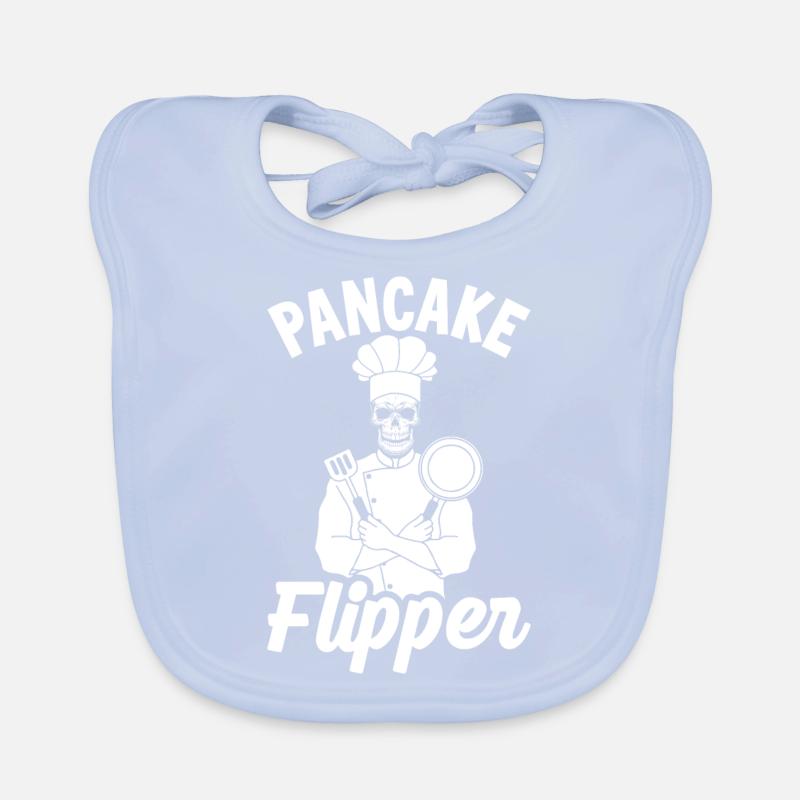 Funny Pancake Maker Organic Baby Bibs