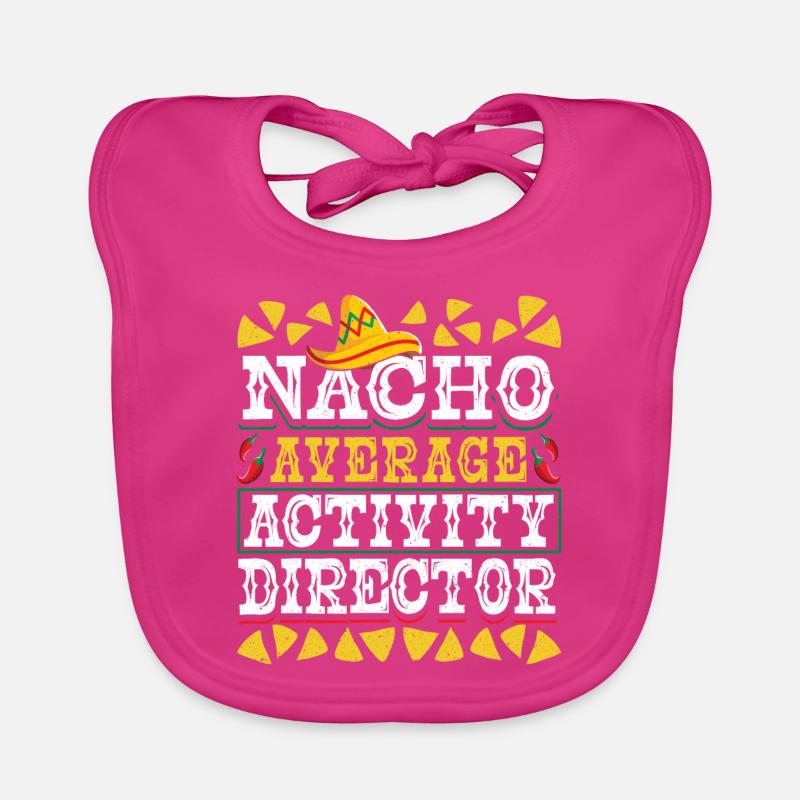 Funny Activity Director Nacho Baby Bio-Lätzchen