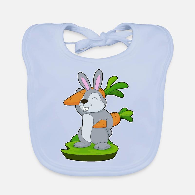 Carottes lapin Bavoir bio Bébé