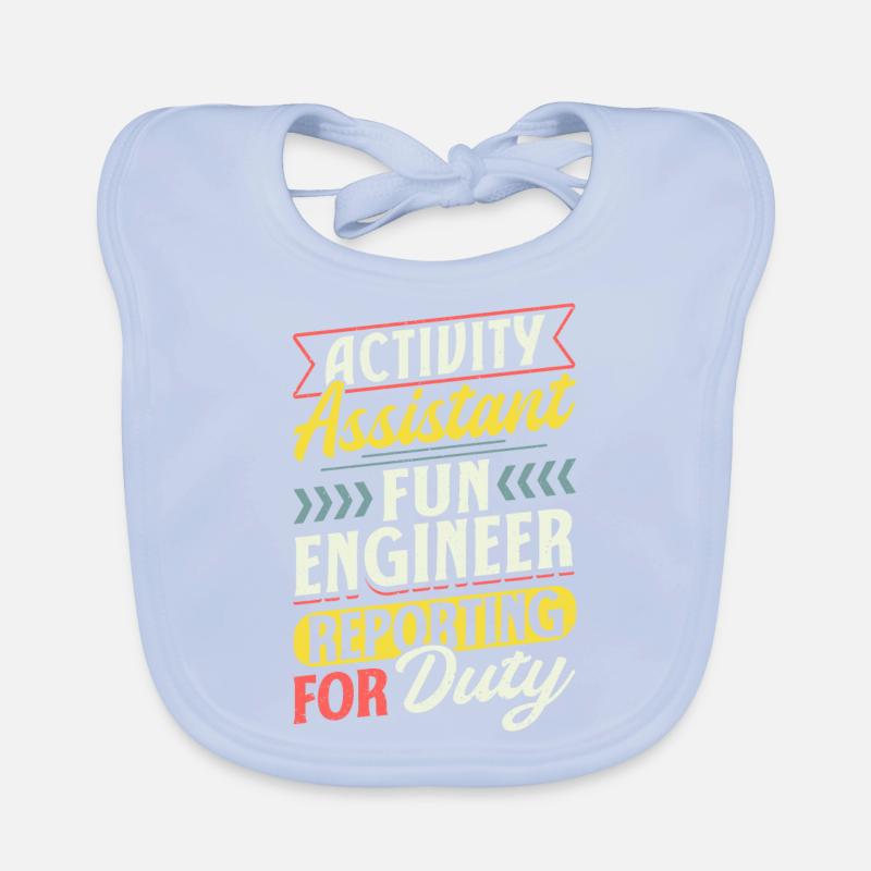 Funny Activity Assistant Baby Bio-Lätzchen