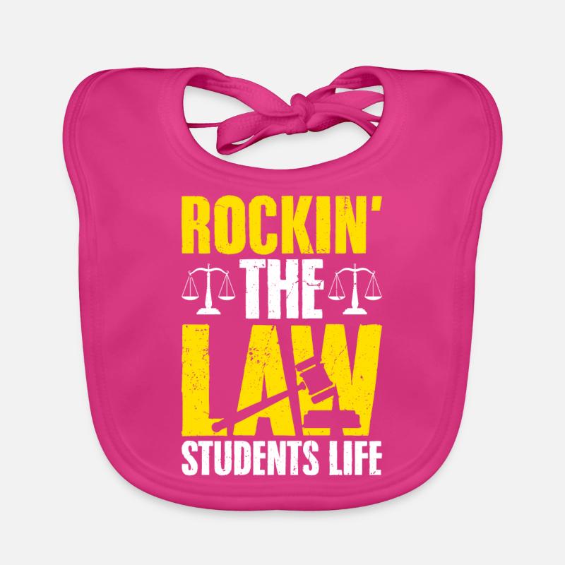 Law studies Future lawyer Organic Baby Bibs