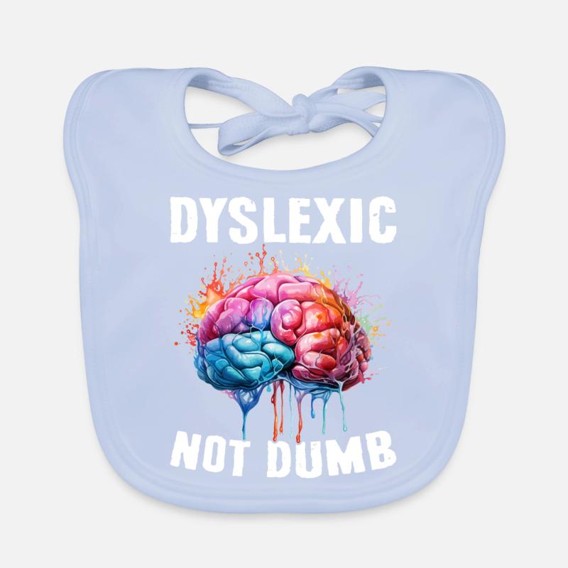 Drôle de conscience de la dyslexie Dyslexique Bavoir bio Bébé
