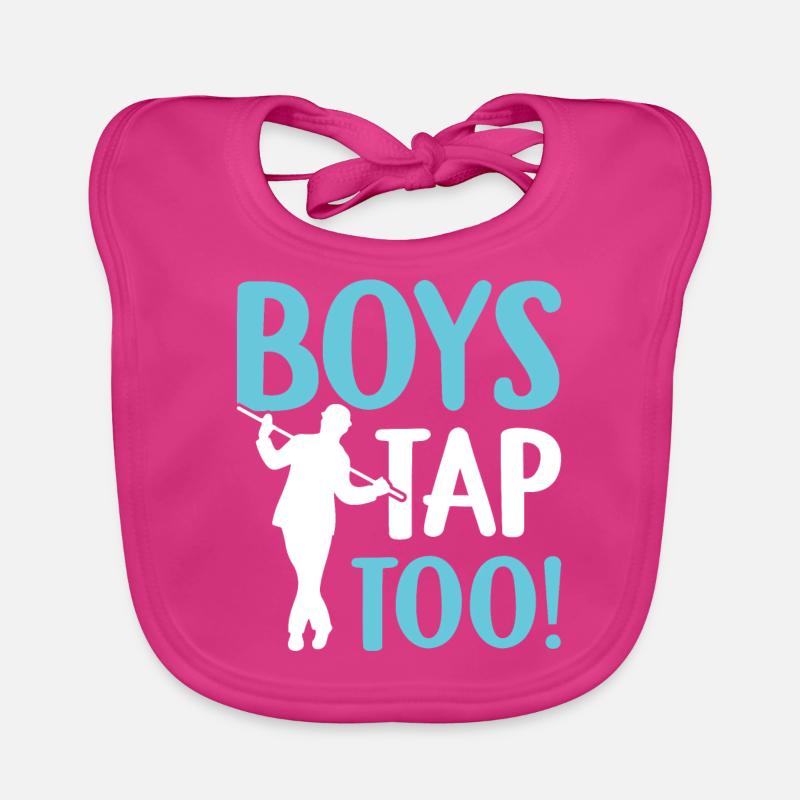 Funny Tap Dance Tap Dancer Organic Baby Bibs