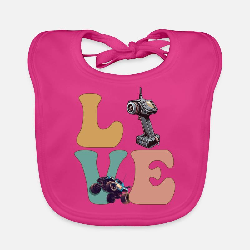 RC voiture télécommande course de course Bavoir bio Bébé