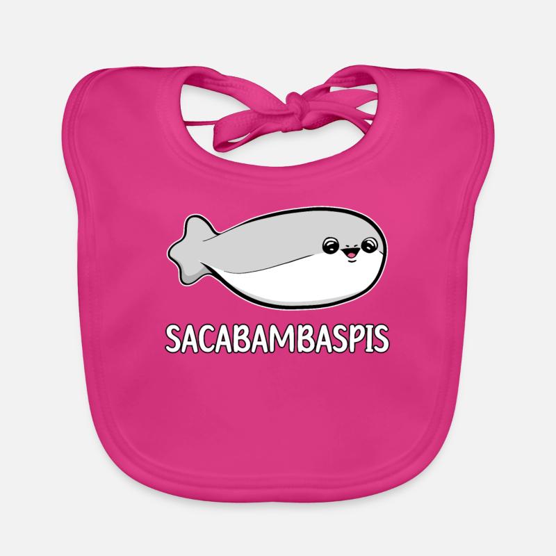 Sacabambaspis Fish Meme Organic Baby Bibs