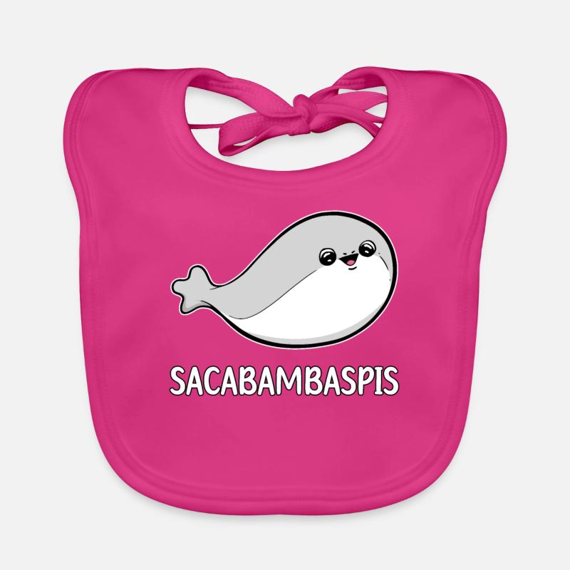 Sacabambaspis Fish Meme Organic Baby Bibs