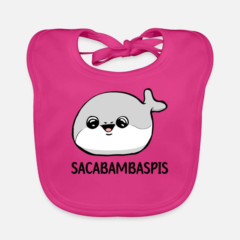 Sacabambaspis Poisson Meme Bavoir bio Bébé
