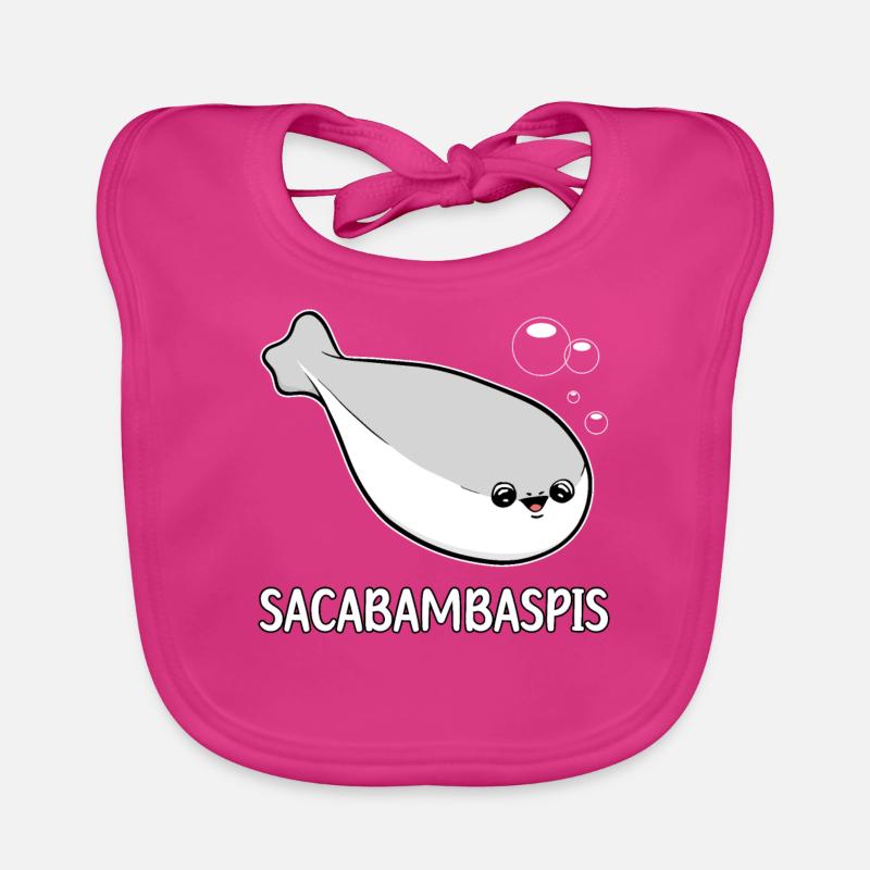 Sacabambaspis Poisson Meme Bavoir bio Bébé