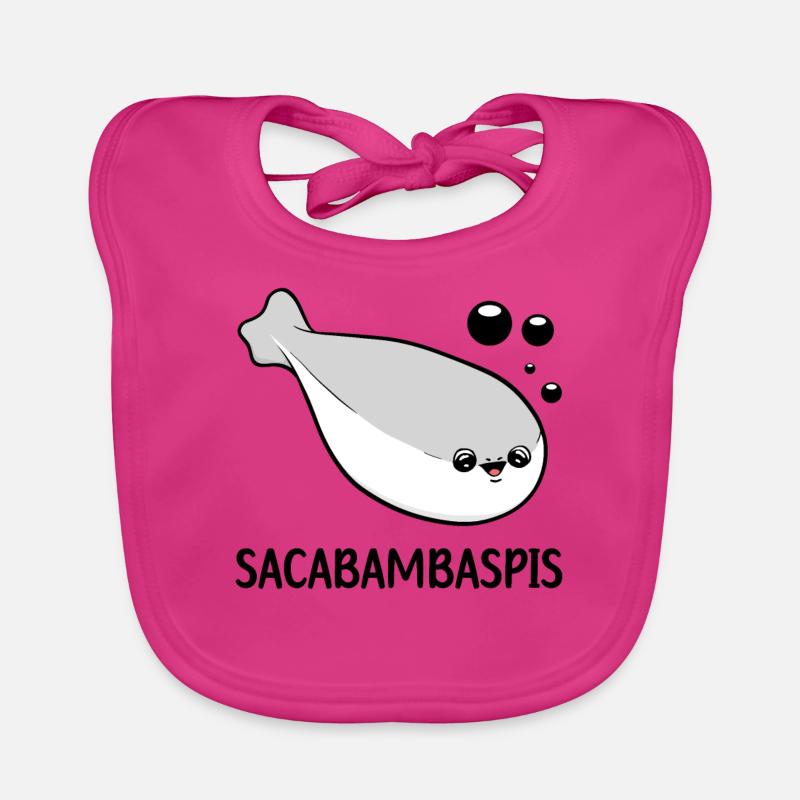 Sacabambaspis Poisson Meme Bavoir bio Bébé