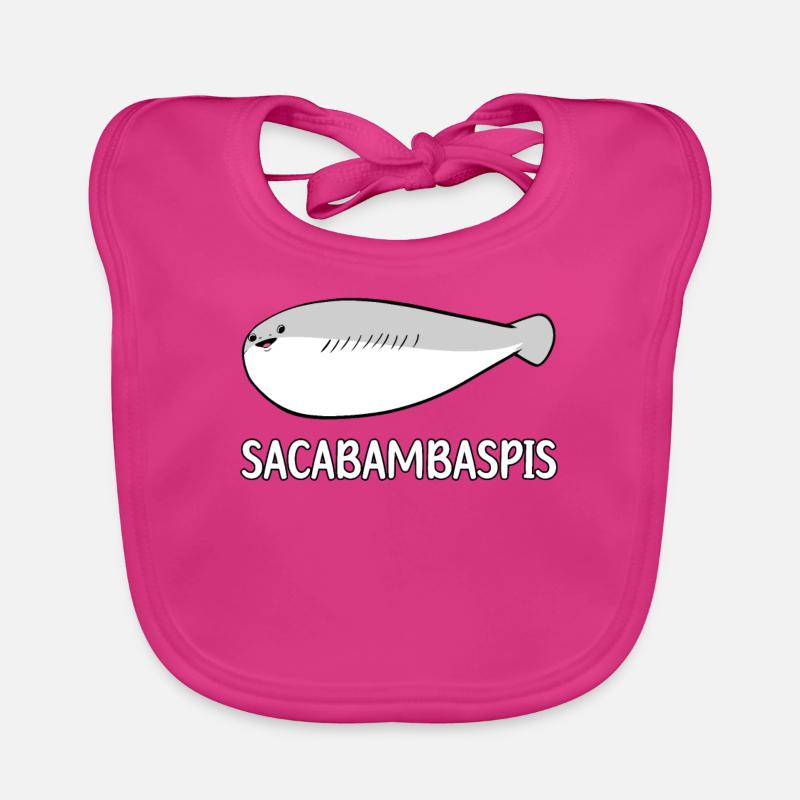 Sacabambaspis Poisson Meme Bavoir bio Bébé