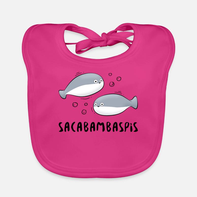 Poisson Meme Couple Bavoir bio Bébé