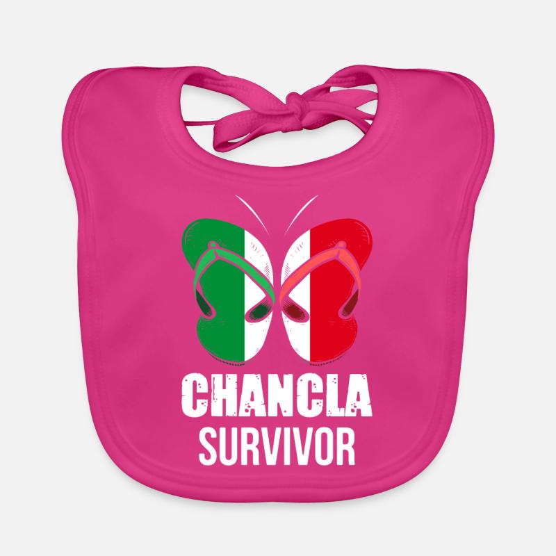 Drapeau de La Chancla Mexique Mexique Bavoir bio Bébé