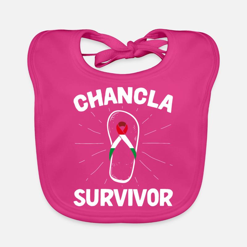 Drapeau de La Chancla Mexique Mexique Bavoir bio Bébé