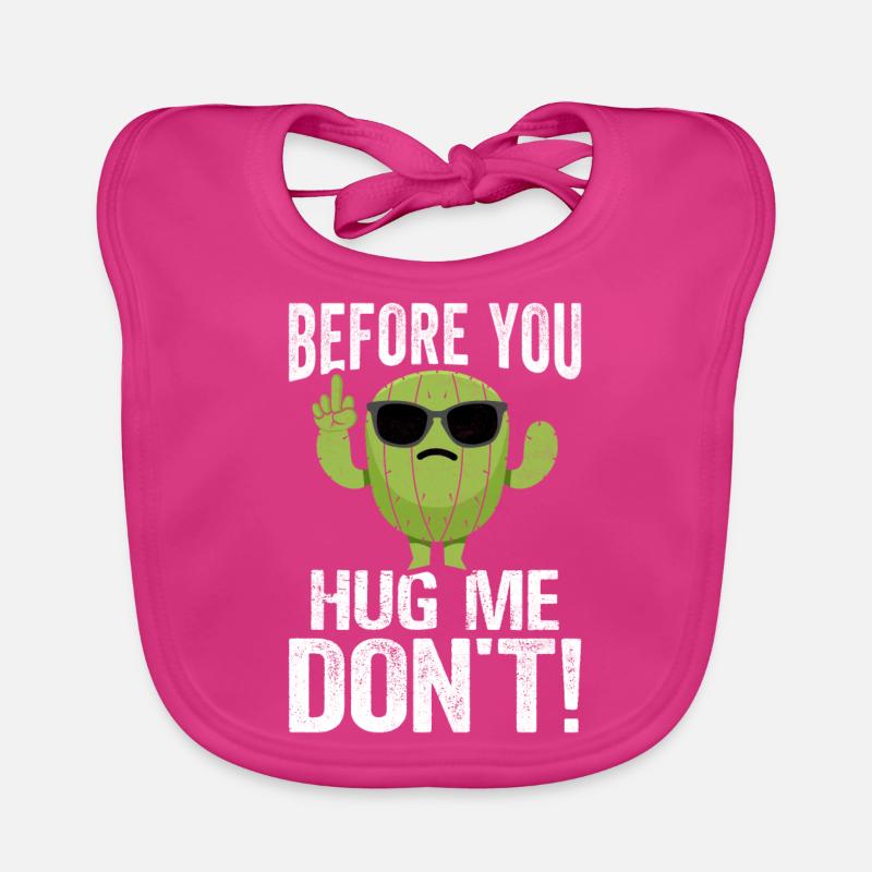 Funny Succulent Cactus Organic Baby Bibs