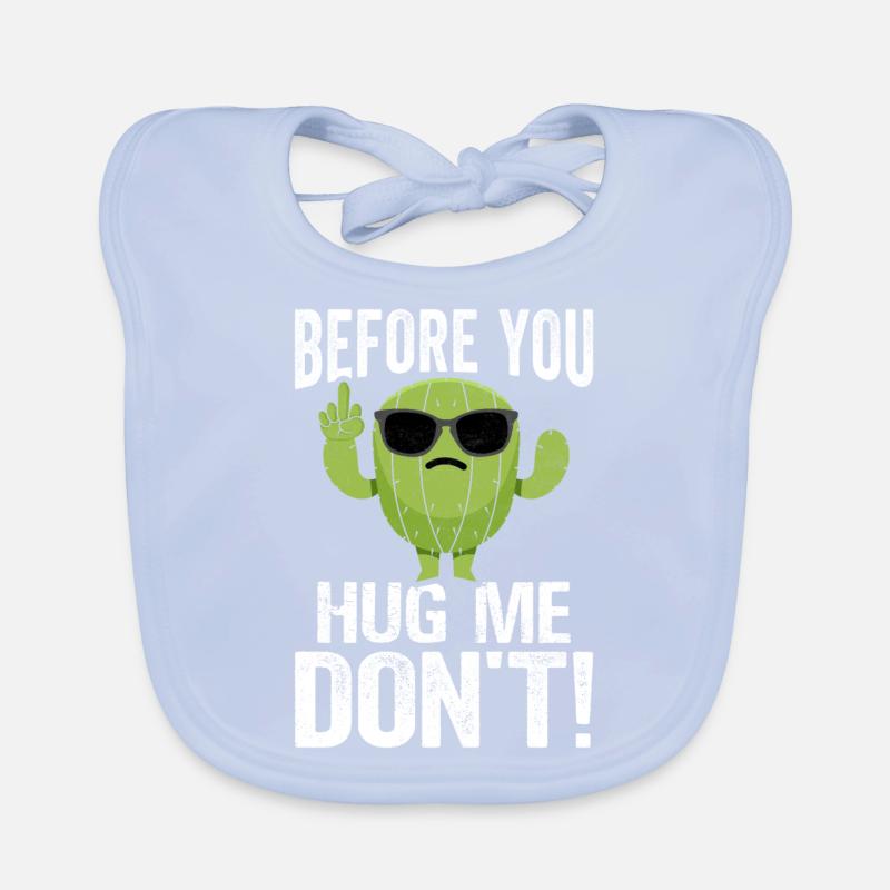 Funny Succulent Cactus Organic Baby Bibs