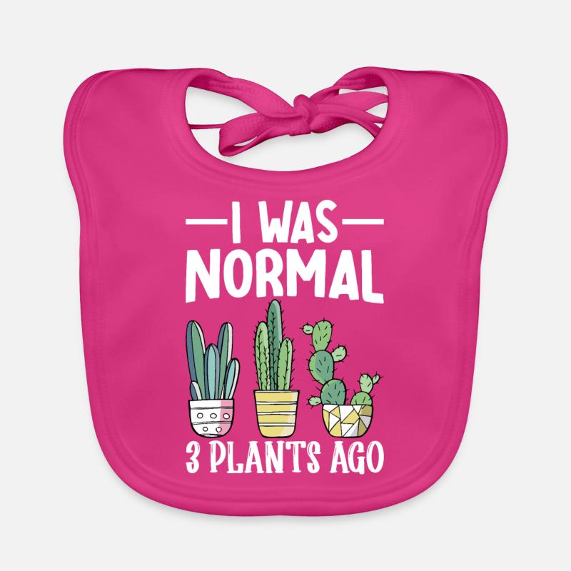 Funny Succulent Cactus Organic Baby Bibs