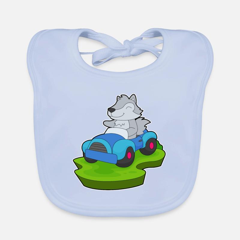 Wolf Auto Baby Bio-Lätzchen