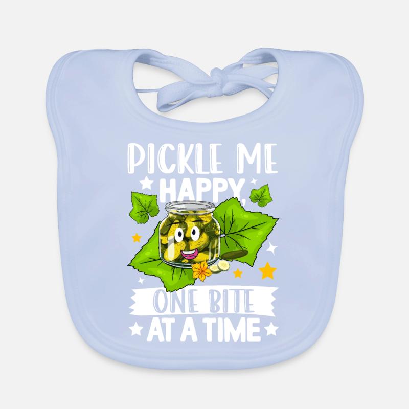 cornichons - cornichons cadeaux, cornichons tshirt Bavoir bio Bébé