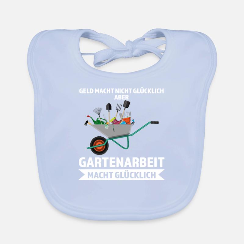 Gärtner Garten Landschaftsbauer Geschenk Baby Bio-Lätzchen