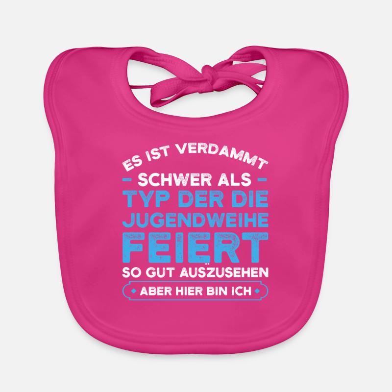 Jugendweihe Jugend Jugendliche Geschenk Baby Bio-Lätzchen