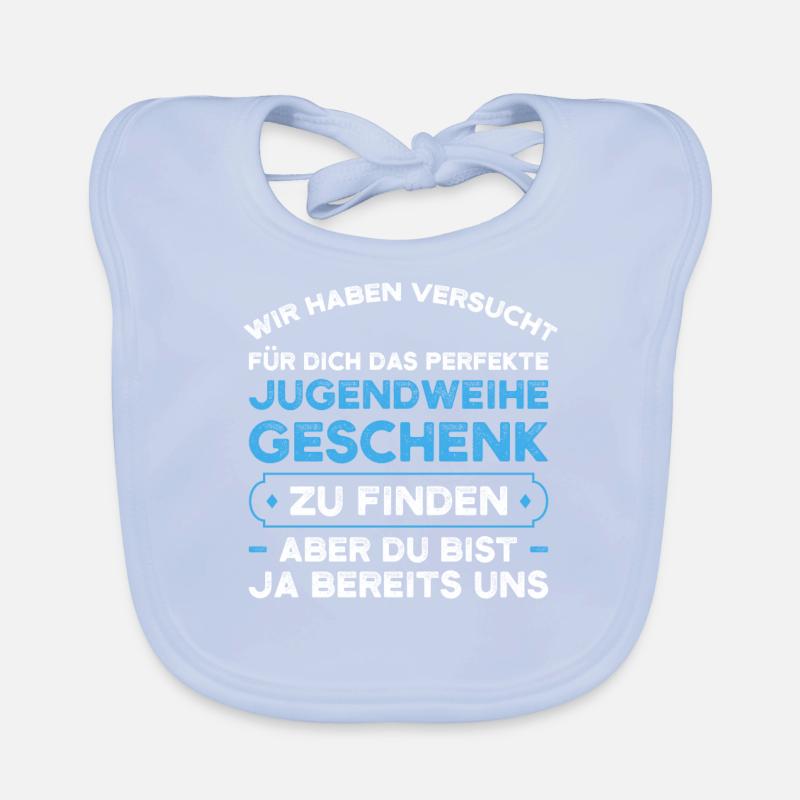 Jugendweihe Jugend Erwachsen Werden Geschenk Baby Bio-Lätzchen