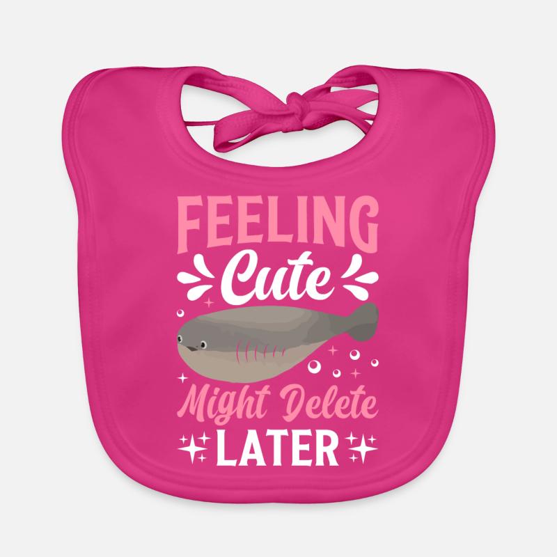 Sacabambaspis Fish Meme Organic Baby Bibs