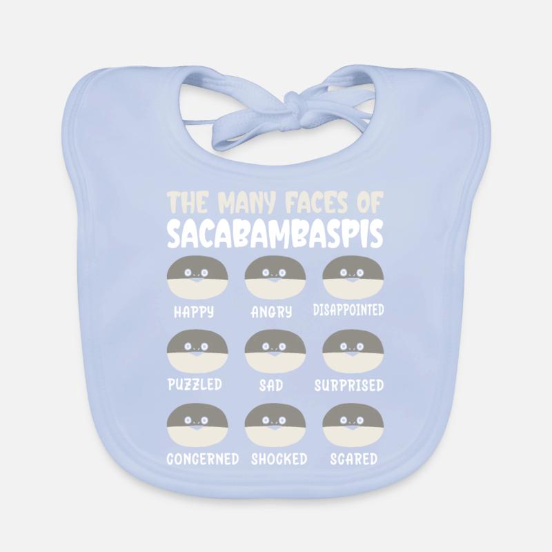 Funny Fish Meme Organic Baby Bibs