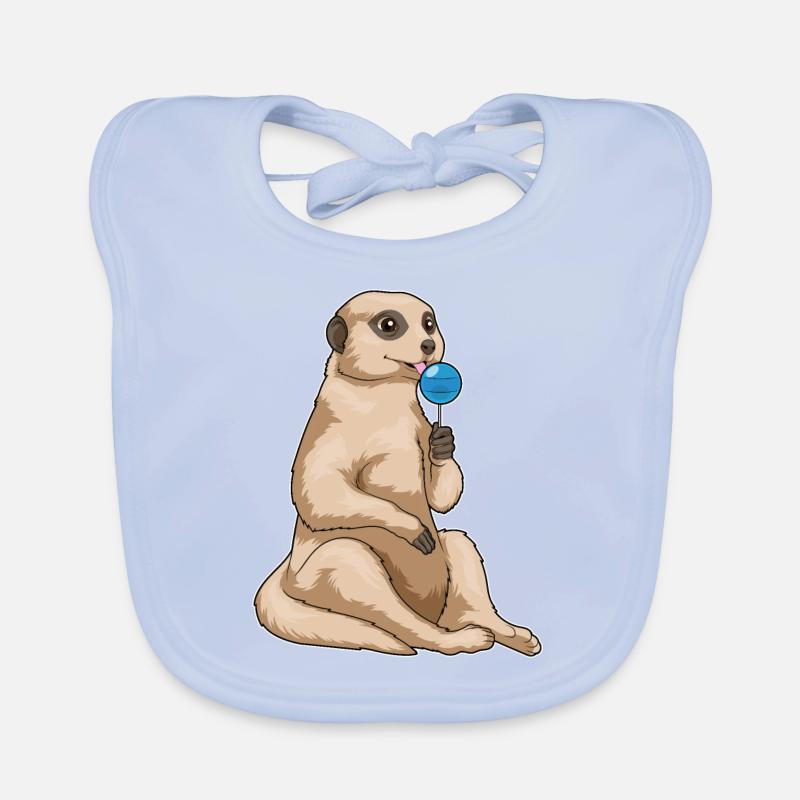 Suces suricates Bavoir bio Bébé