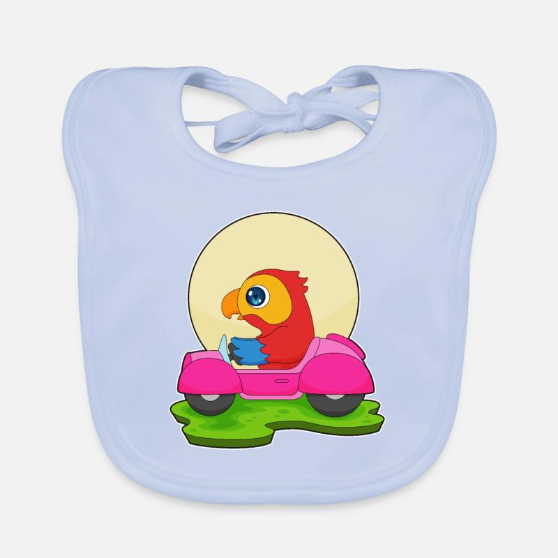 Parrot Car Organic Baby Bibs
