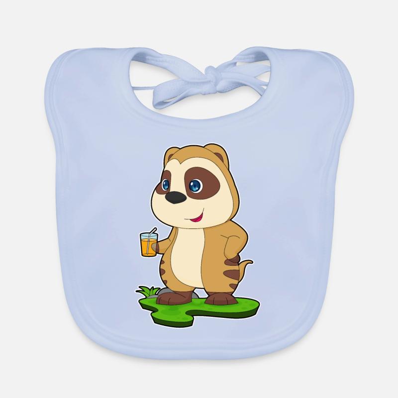 Erdmännchen Saft Baby Bio-Lätzchen