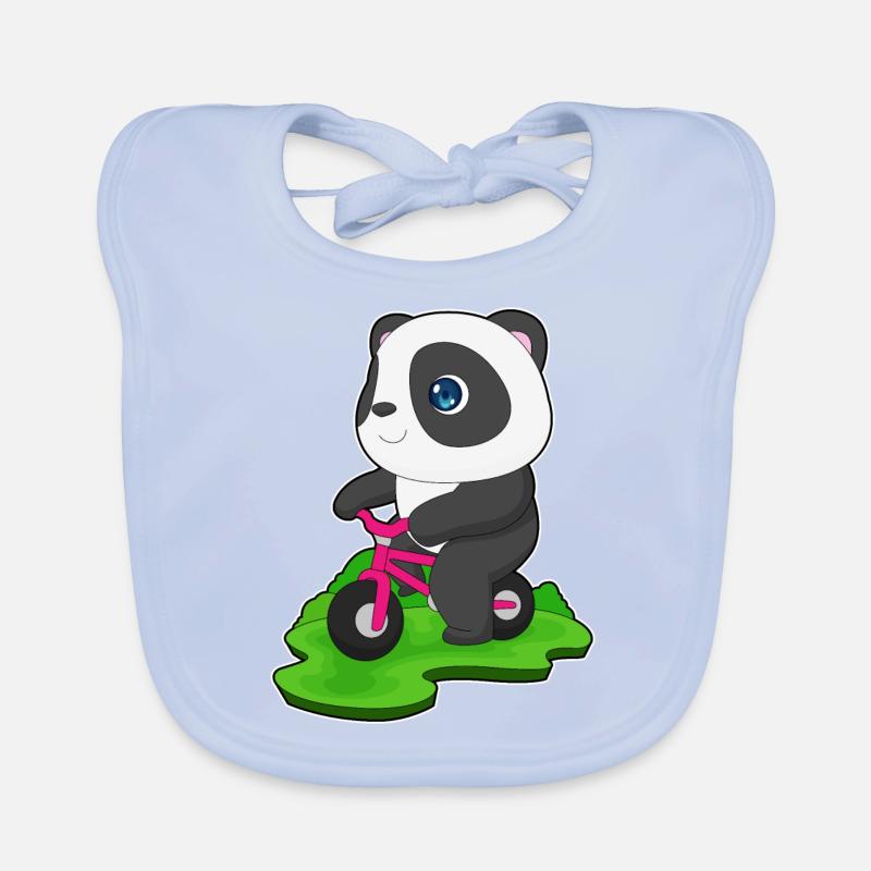 Panda Bicycle Organic Baby Bibs