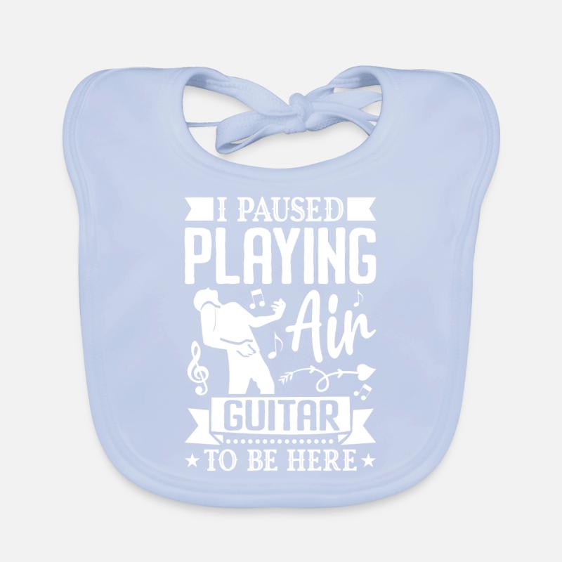 I stopped playing the air guitar, Organic Baby Bibs