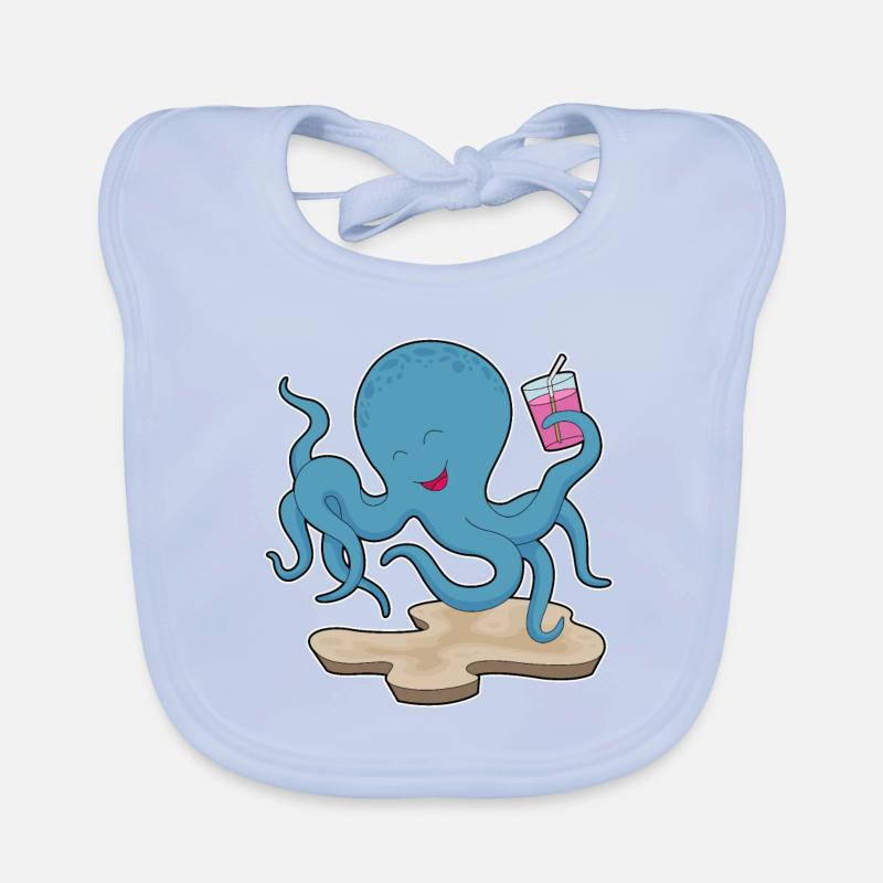 Krake Saft Baby Bio-Lätzchen