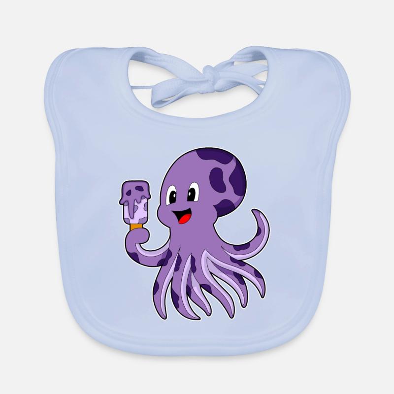 Octopus Popsicles Organic Baby Bibs