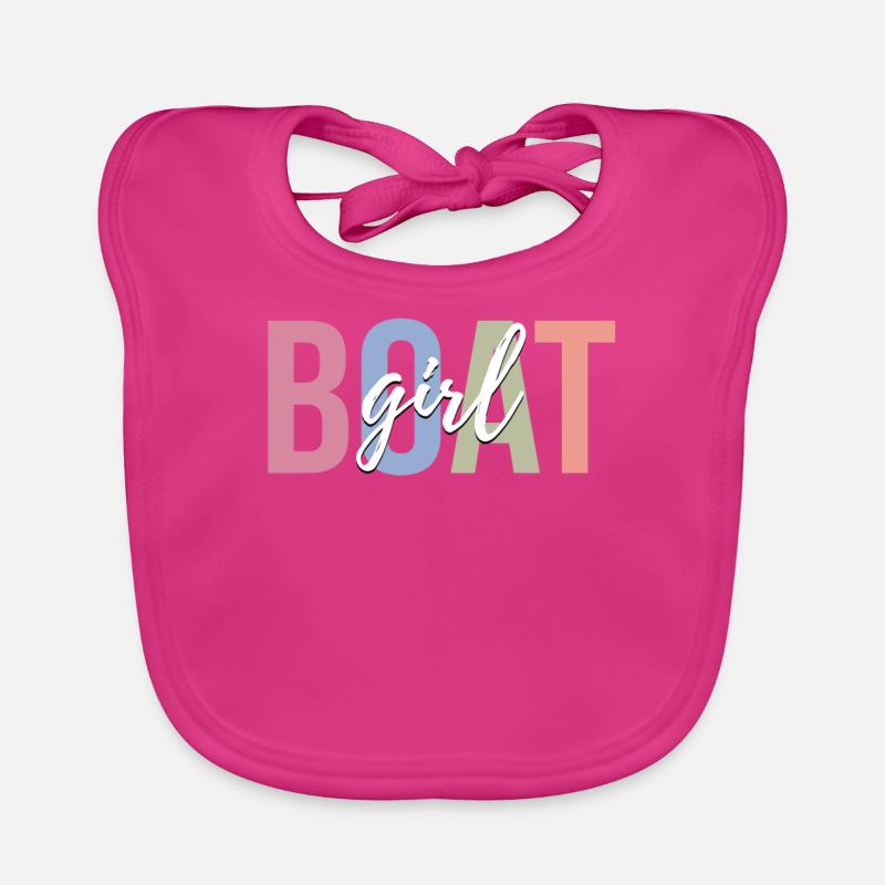 Bootfahren Bootfahrerin Baby Bio-Lätzchen