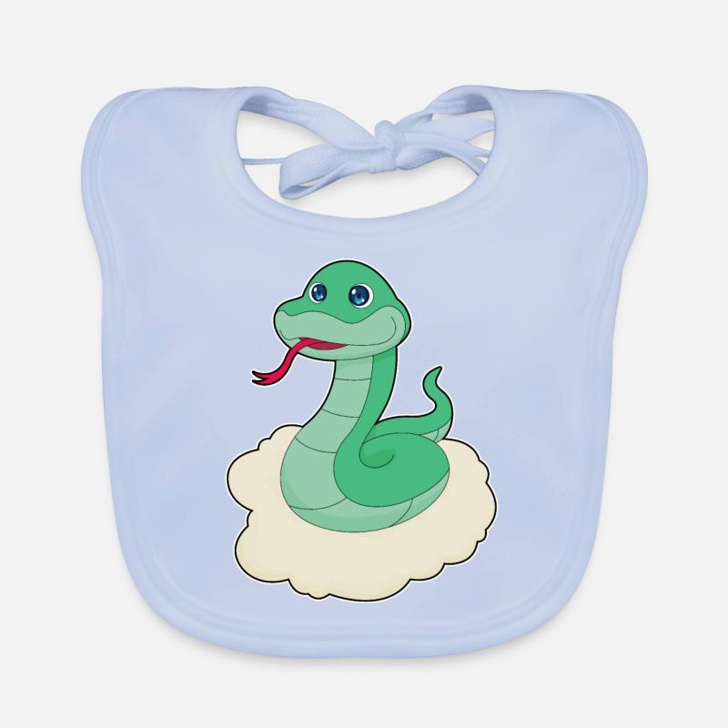 Nuages de serpent Bavoir bio Bébé