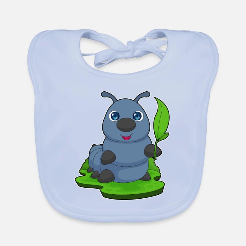 Feuille de chenille Bavoir bio Bébé